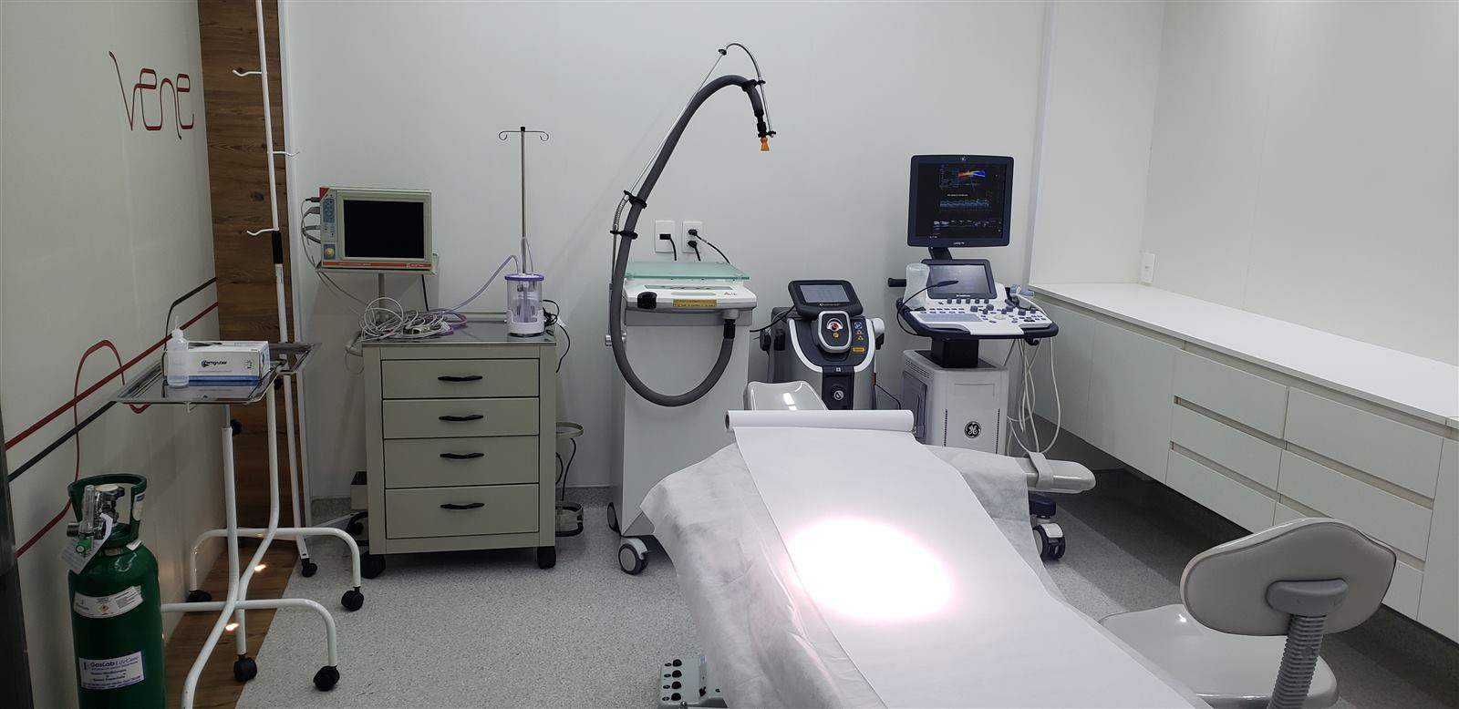 Sala de procedimentos da Clínica Vene
